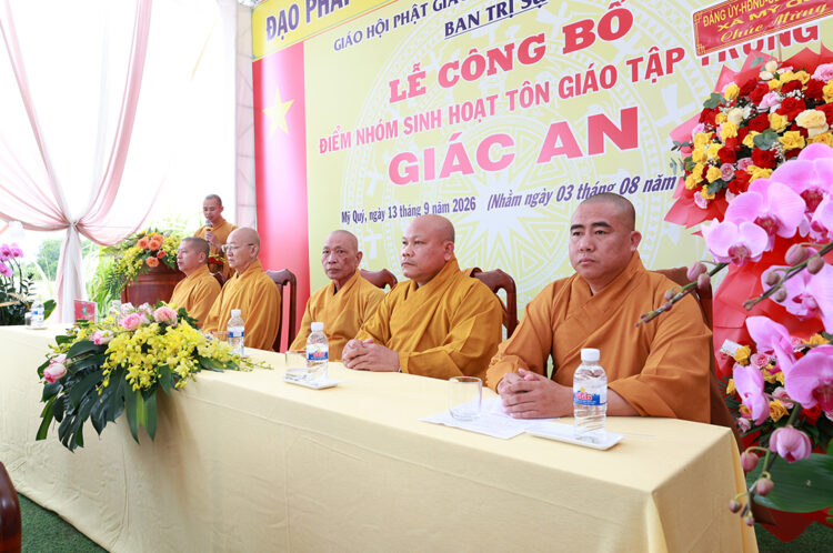 Tây Ninh: Lễ công bố điểm nhóm sinh hoạt Tôn giáo tập trung Giác An