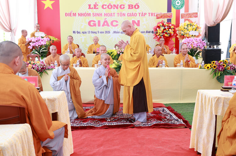 Tây Ninh: Lễ công bố điểm nhóm sinh hoạt Tôn giáo tập trung Giác An