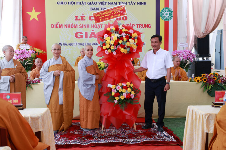 Tây Ninh: Lễ công bố điểm nhóm sinh hoạt Tôn giáo tập trung Giác An