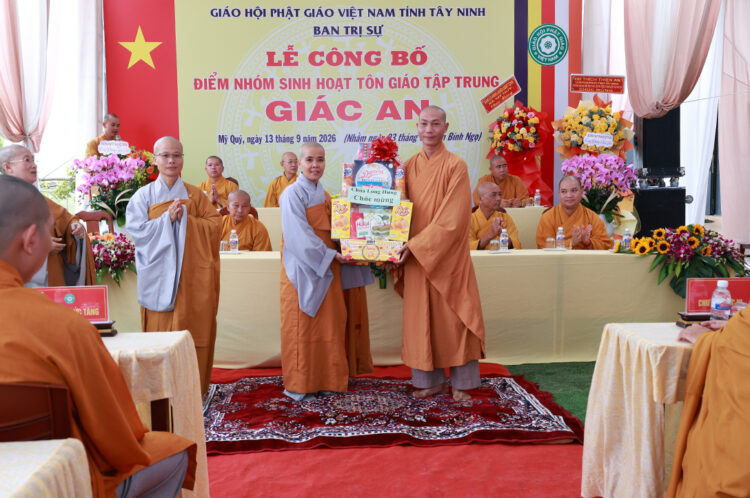 Tây Ninh: Lễ công bố điểm nhóm sinh hoạt Tôn giáo tập trung Giác An