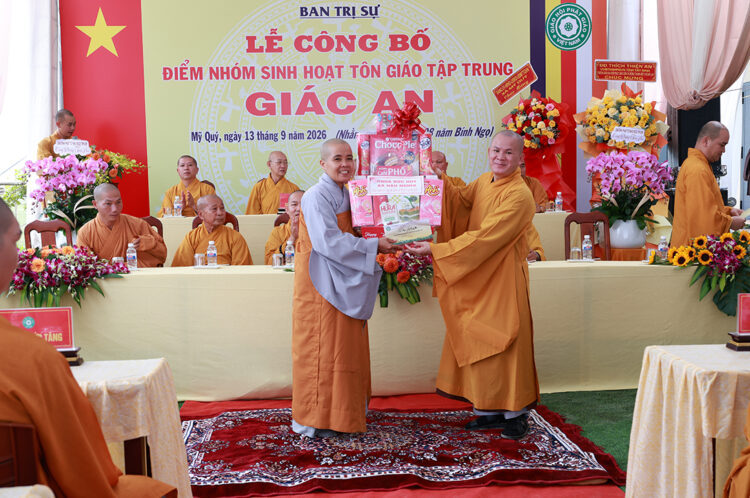 Tây Ninh: Lễ công bố điểm nhóm sinh hoạt Tôn giáo tập trung Giác An