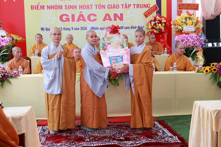 Tây Ninh: Lễ công bố điểm nhóm sinh hoạt Tôn giáo tập trung Giác An