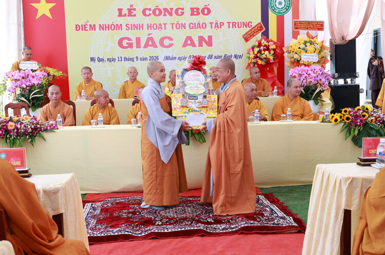Tây Ninh: Lễ công bố điểm nhóm sinh hoạt Tôn giáo tập trung Giác An