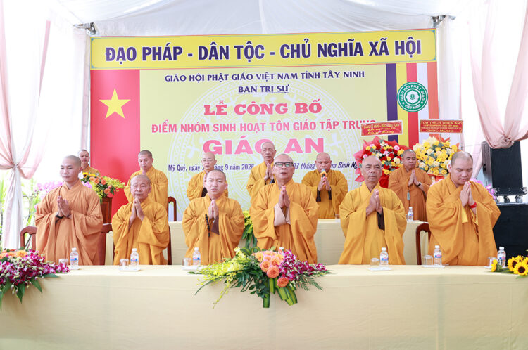 Tây Ninh: Lễ công bố điểm nhóm sinh hoạt Tôn giáo tập trung Giác An