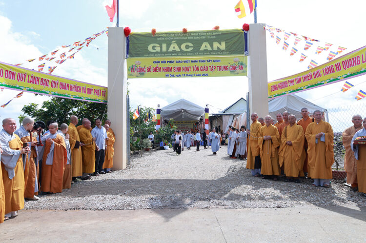 Tây Ninh: Lễ công bố điểm nhóm sinh hoạt Tôn giáo tập trung Giác An