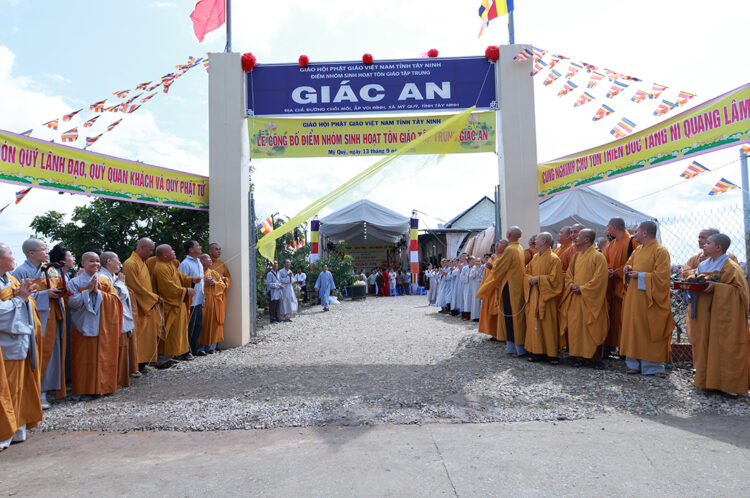 Tây Ninh: Lễ công bố điểm nhóm sinh hoạt Tôn giáo tập trung Giác An