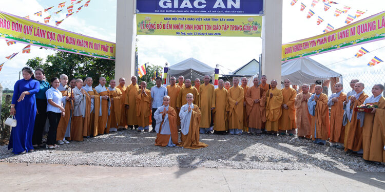 Tây Ninh: Lễ công bố điểm nhóm sinh hoạt Tôn giáo tập trung Giác An