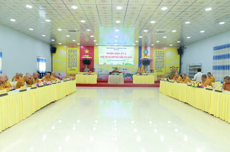 Tây Ninh: Ban Trị sự GHPGVN tỉnh Tây Ninh họp thường lệ lần kỳ 2