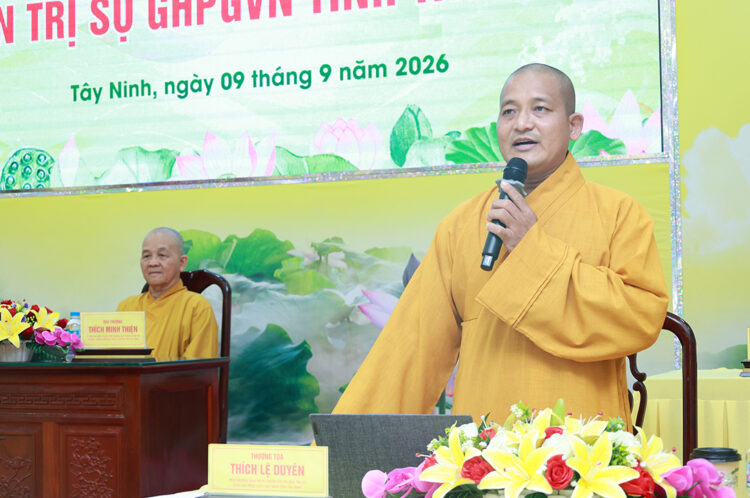 Tây Ninh: Ban Trị sự GHPGVN tỉnh Tây Ninh họp thường lệ lần kỳ 2