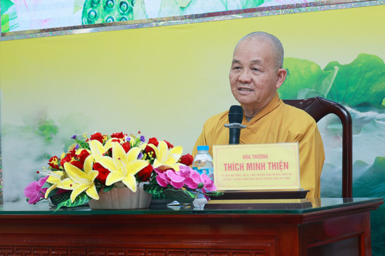 Tây Ninh: Ban Trị sự GHPGVN tỉnh Tây Ninh họp thường lệ lần kỳ 2