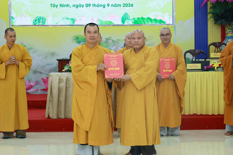 Tây Ninh: Ban Trị sự GHPGVN tỉnh Tây Ninh họp thường lệ lần kỳ 2