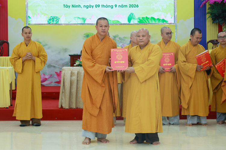 Tây Ninh: Ban Trị sự GHPGVN tỉnh Tây Ninh họp thường lệ lần kỳ 2