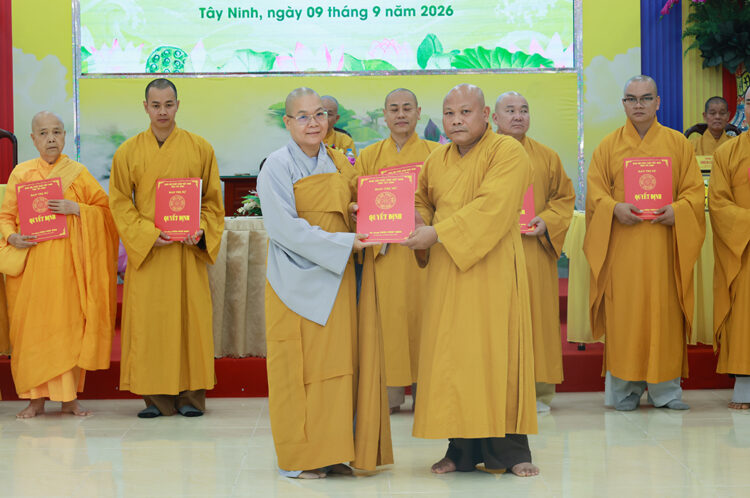 Tây Ninh: Ban Trị sự GHPGVN tỉnh Tây Ninh họp thường lệ lần kỳ 2