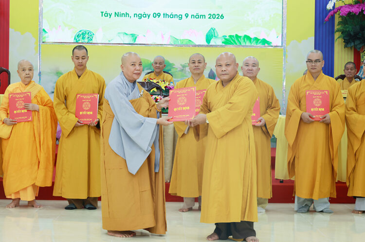 Tây Ninh: Ban Trị sự GHPGVN tỉnh Tây Ninh họp thường lệ lần kỳ 2