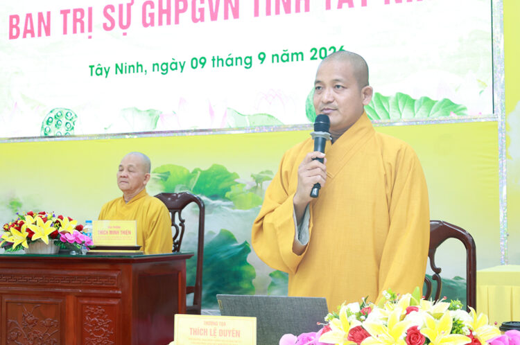 Tây Ninh: Ban Trị sự GHPGVN tỉnh Tây Ninh họp thường lệ lần kỳ 2