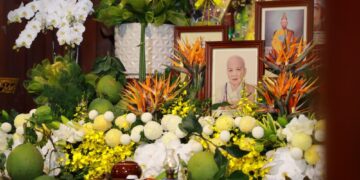 Mỹ Hạnh: Trang nghiêm lễ húy kỵ cố Ni trưởng Thích Nữ Đạt Tâm tại chùa Pháp Minh